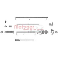 Metzger Gaszug 493.1 FüR Fiat