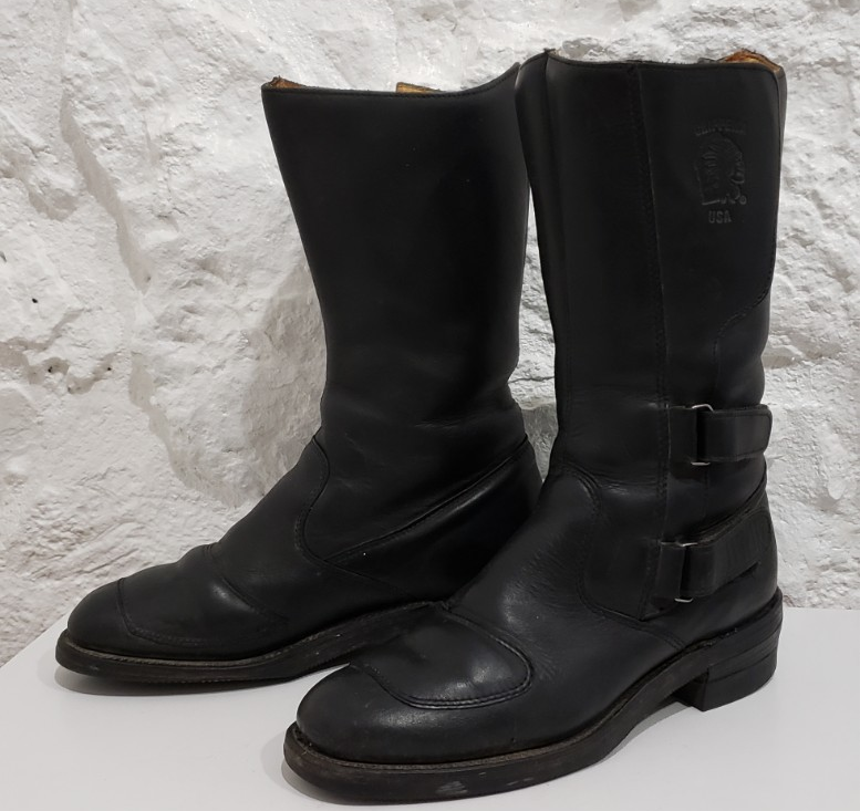 Chippewa Boots Mens 10 D 27862 Black Leather Odessa Rally USA