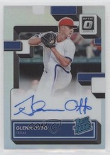 2022 Panini Donruss Optic Rated Rookie Signatures Holo Prizm Glenn Otto Auto nd3