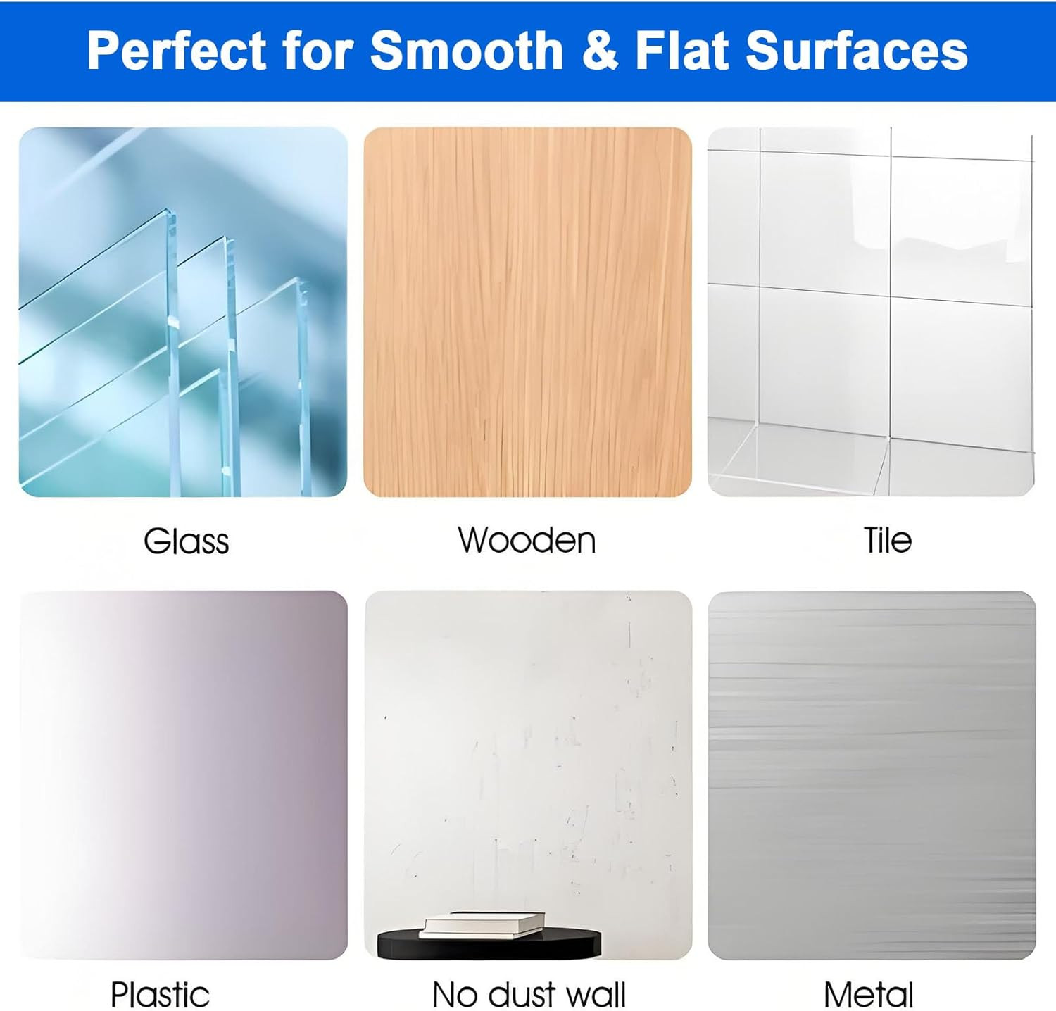 4 Packs Shower Caddy Adhesive Replacement, Strong Adhesive Hooks for Shower Cadd