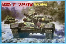 Amusing Hobby AH 35A063 1/35 T-72AV Ukraine Main Battle Tank Brand New Complete