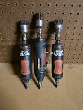 Central Pneumatic And Chicago Pneumatic Air Die Grinder Set Of 3 Tested  Oiled