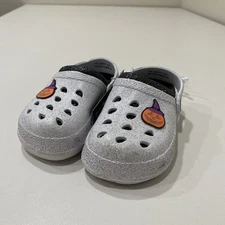 Capelli New York Glow In The Dark Patch Kids Clogs Size 9 Halloween Shoes