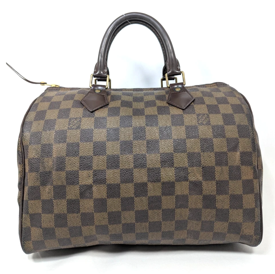 Auténticos bolsos de mano LOUIS VUITTON Speedy 30 N41531 Damier Level Boston Foto 2 de 4