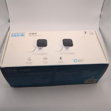 Blink Mini Indoor Plug-In HD Smart Security Camera - Pack of 2 - Tested  Works