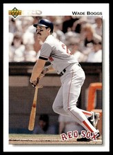 1992 Upper Deck Wade Boggs Boston Red Sox #443
