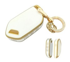 Key Fob Cover for Kia Soft TPU Smart Car Key Shell Case Protector White