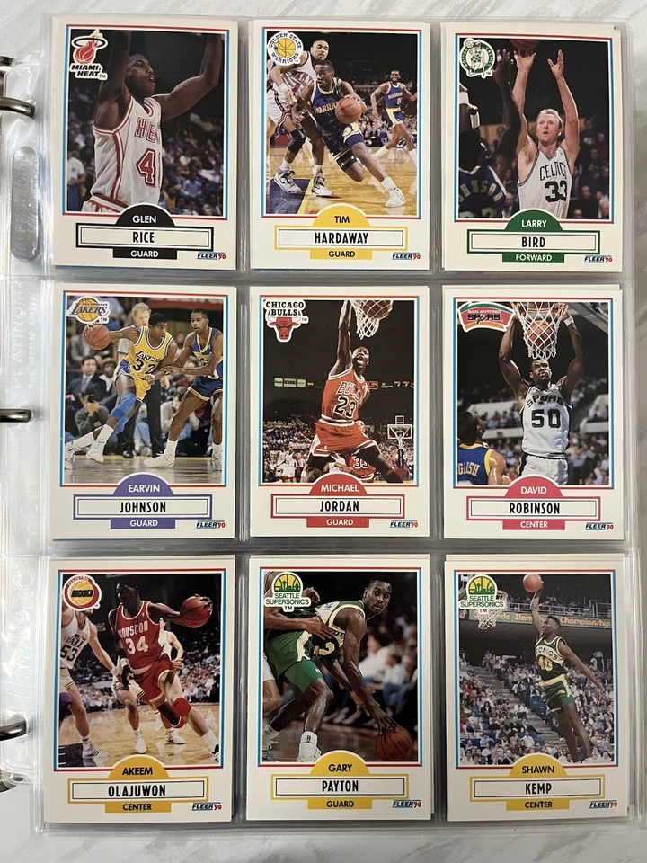 ENORME Lote 1300 Tarjetas de Baloncesto Colección Años 90 Estrellas de la Corte Novatos RC SP Carpeta Foto 2 de 4