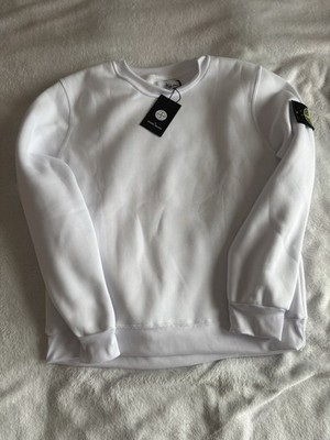 stone island Pullover weiß, Gr. S, neu mit Etikett