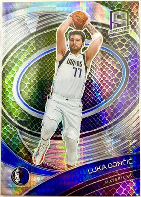 Luka Doncic /25 2020/21 Panini Spectra PURPLE & GREEN SNAKESKIN #4 Mavs LAL SSP