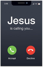 Mini Gospel Tract Card Jesus Is Calling You Bulk Pack Of 100 Tracts King