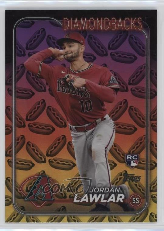 2024 Topps Series 2 Hot Dogs Jordan Lawlar #451 1gt6