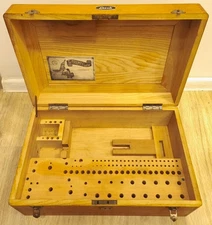 Watchmakers Lorch Lathe Box for 8mm Collets