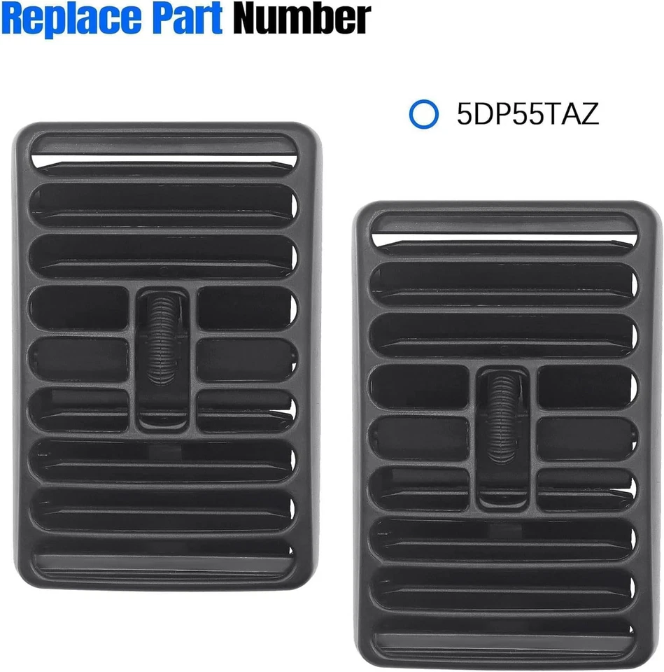 2 вентиляционных отверстия для боковой приборной панели жалюзи водитель или пассажир для Jeep Wrangler TJ 97-06 - Изображение 4 из 4