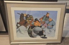 Disney's Mulan "friends and foes" signed by Don "duck" Williams. 117/1500.