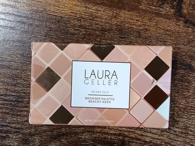 Laura Geller Hi-Def Duo Bronzer Palette Shade Beachy Keen 7g NIB