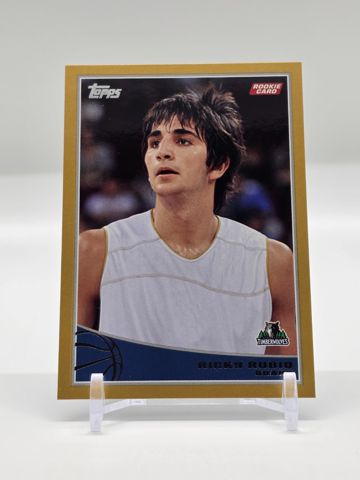 Ricky Rubio 2009-10 Topps GOLD Rookie #314/2009 Timberwolves RC SP