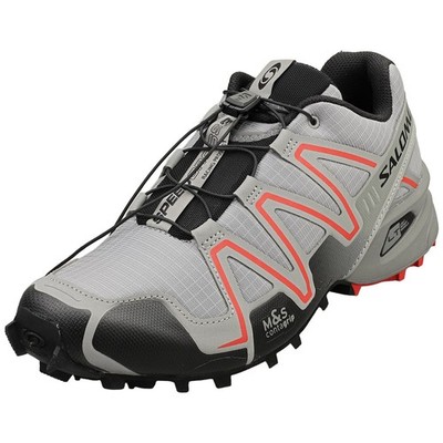 Salomon Speedcross 3 Reflect Running Sneakers in Grey Red -10.5 M US / 11.5 W US