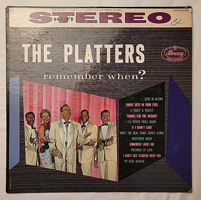 THE PLATTERS~remember when?~1959 MERCURY ORIG R&B SOUL LP NICE