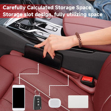 2PCS Car Seat Gap Filler Organizer, No Drop Seat Guard, Automotive Trays  Ba...