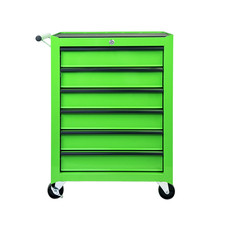 Rolling Metal Tool Chest With 6 Drawers 20 6-drawer Tool Chest Cabinet Green