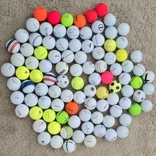 100 Golf Balls Assorted Brands Models