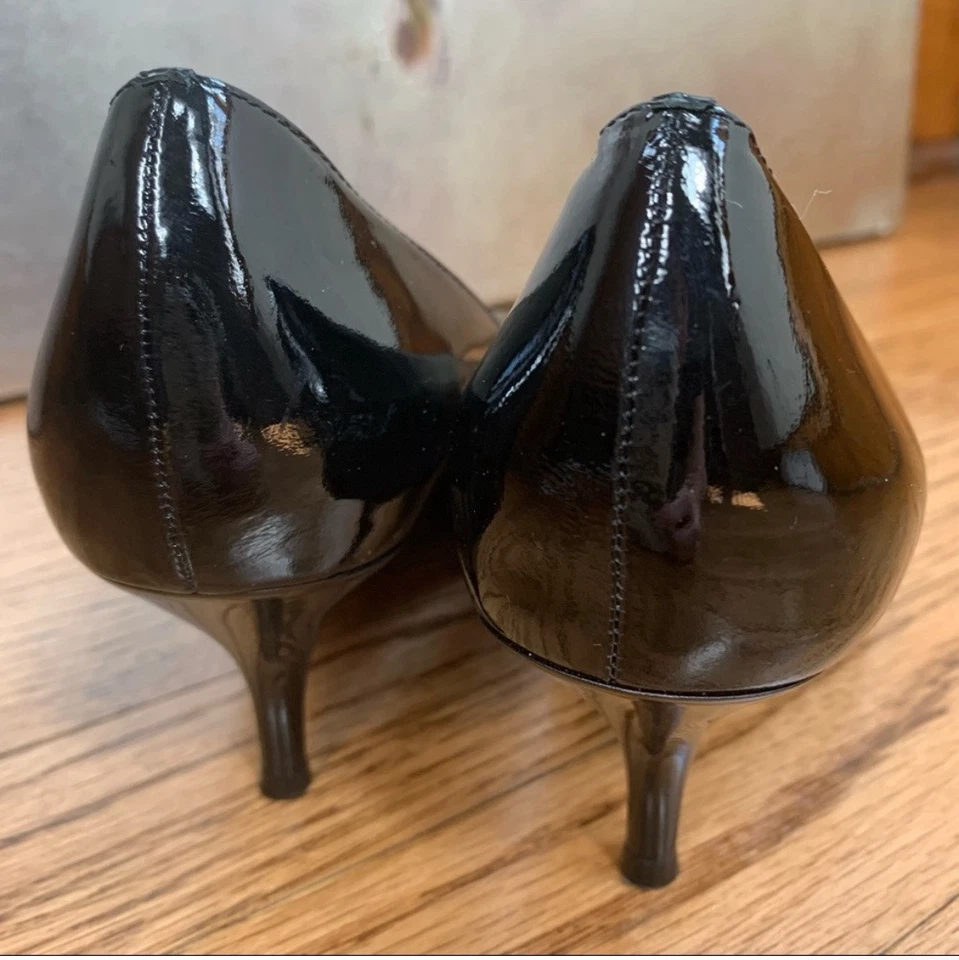 Via Spiga Nikole 55 charol arco delantero gatito tacones talla 5,5 Foto 4 de 4