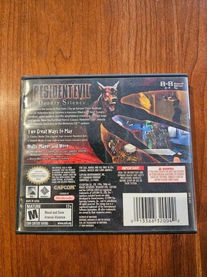 Resident Evil: Deadly Silence (Nintendo DS, 2006) Case and Game no