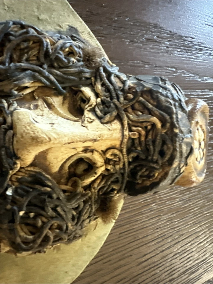 Espejo decoración pared patrimonio caprichoso cerámica arte popular hombre Foto 3 de 4