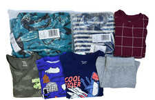 Carters Bulk Lot Of 7 Boys Size 4T Mixed Seasons Tops Bottoms Pajamas