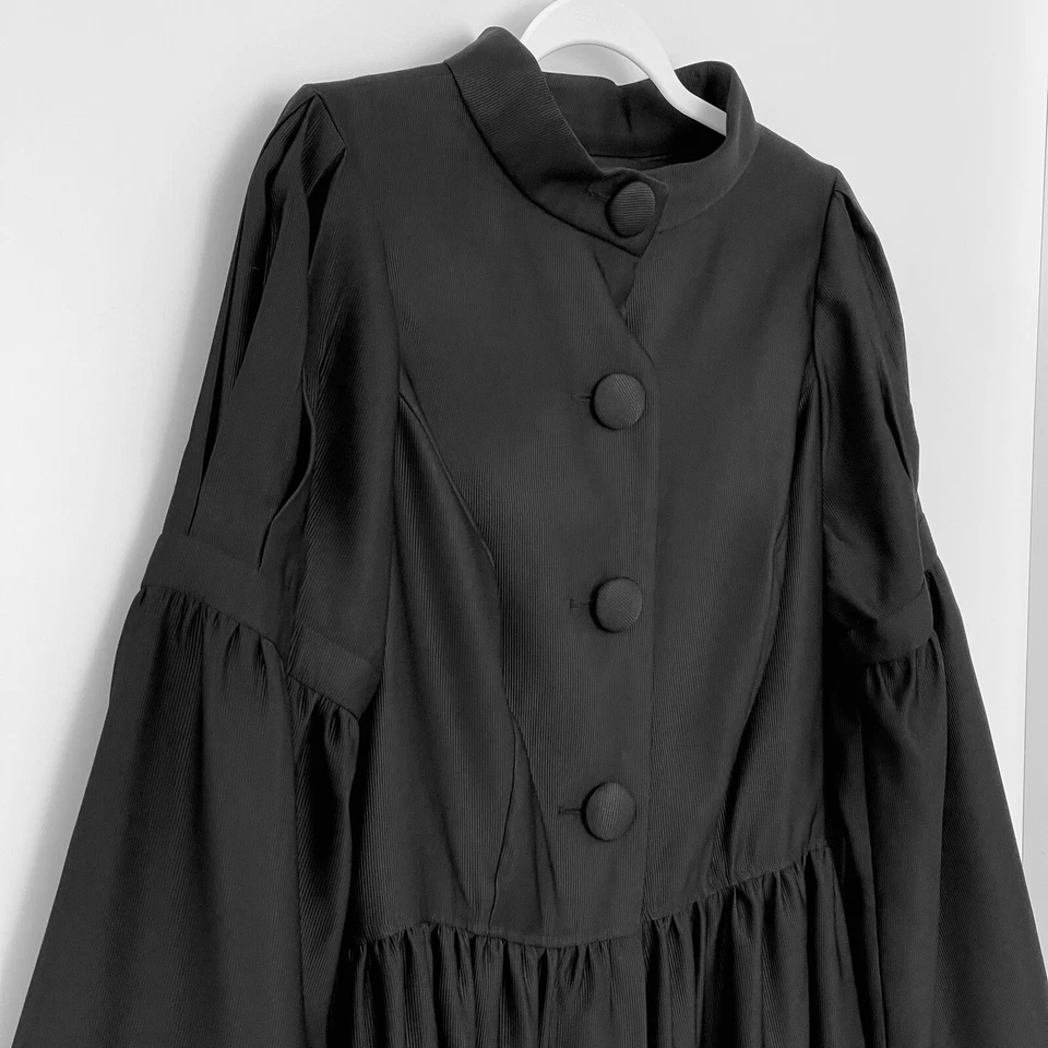 Abrigo Cárdigan Oleg Cassini Mujer Talla 6 Botones Frontales Cierre Mangas Largas Nuevo Foto 3 de 4