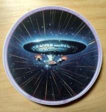 STAR TREK: The Next Generation U.S.S. Enterprise Collector's Mini Plate Vtg 1994