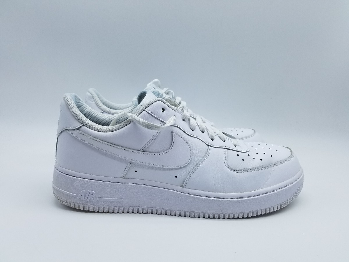 Nike Air Force 1 Low Men's Size 10.5 Running Shoes Triple White | eBay