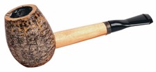 Pipa tabacco Missouri Meerschaum Little Devil Cutty pannocchia di mais dritta - 5631