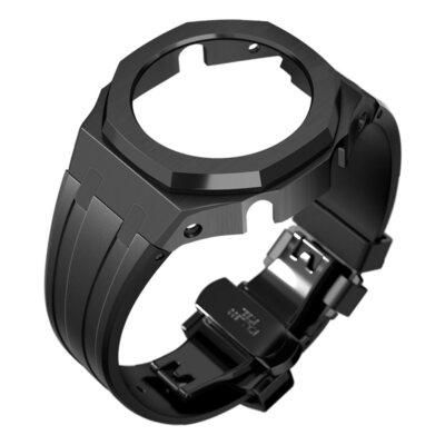 Premium 316L Stainless Steel Case+Strap 4th AP Mod Kit Bezel for Casioak GA2100