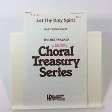 Let Thy Holy Spirit Tschesnokoff Rod Walker Choral Sheet Music Octavo Lot 10