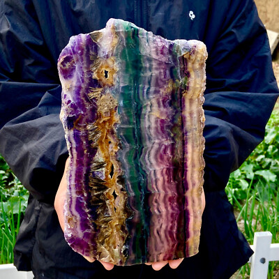 #ad #ad 2.8LB Natural and colorful fluorite tablets for crystal therapy and meditation $182.00