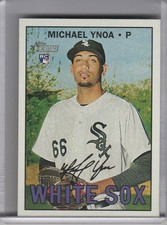 2016 TOPPS HERITAGE #632 MICHAEL YNOA ROOKIE RC HI# SHORT PRINT SP WHITESOX 3087