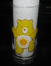 Pizza Hut Care Bears Pizza Hut Promo Glass Funshine Bear Collector's Series