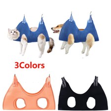 Portable Pet Dog Cat Grooming Hanging Hammock Harness Breathable Groom Helper US