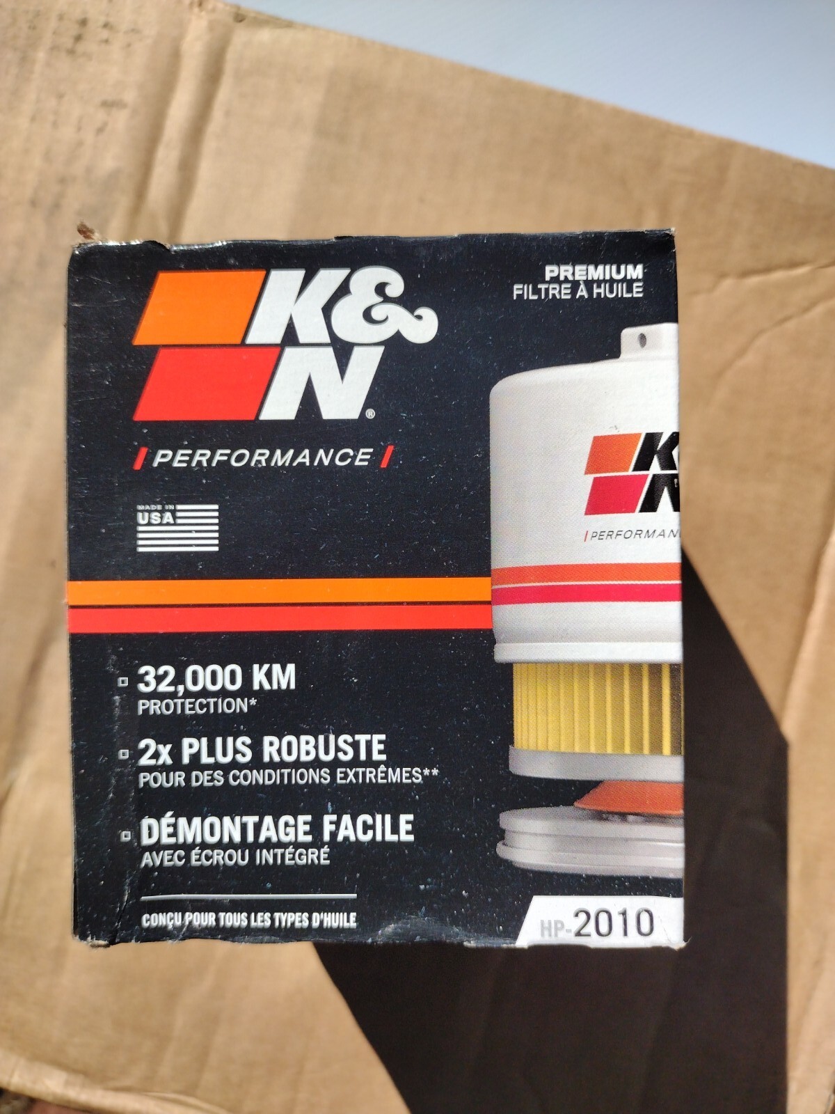 S Hp-2010 Performance Gold Oil Filter Made In Usa