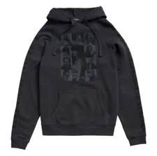 Taylor Swift Eras Tour US Dates Black Hoodie Size LARGE Rare