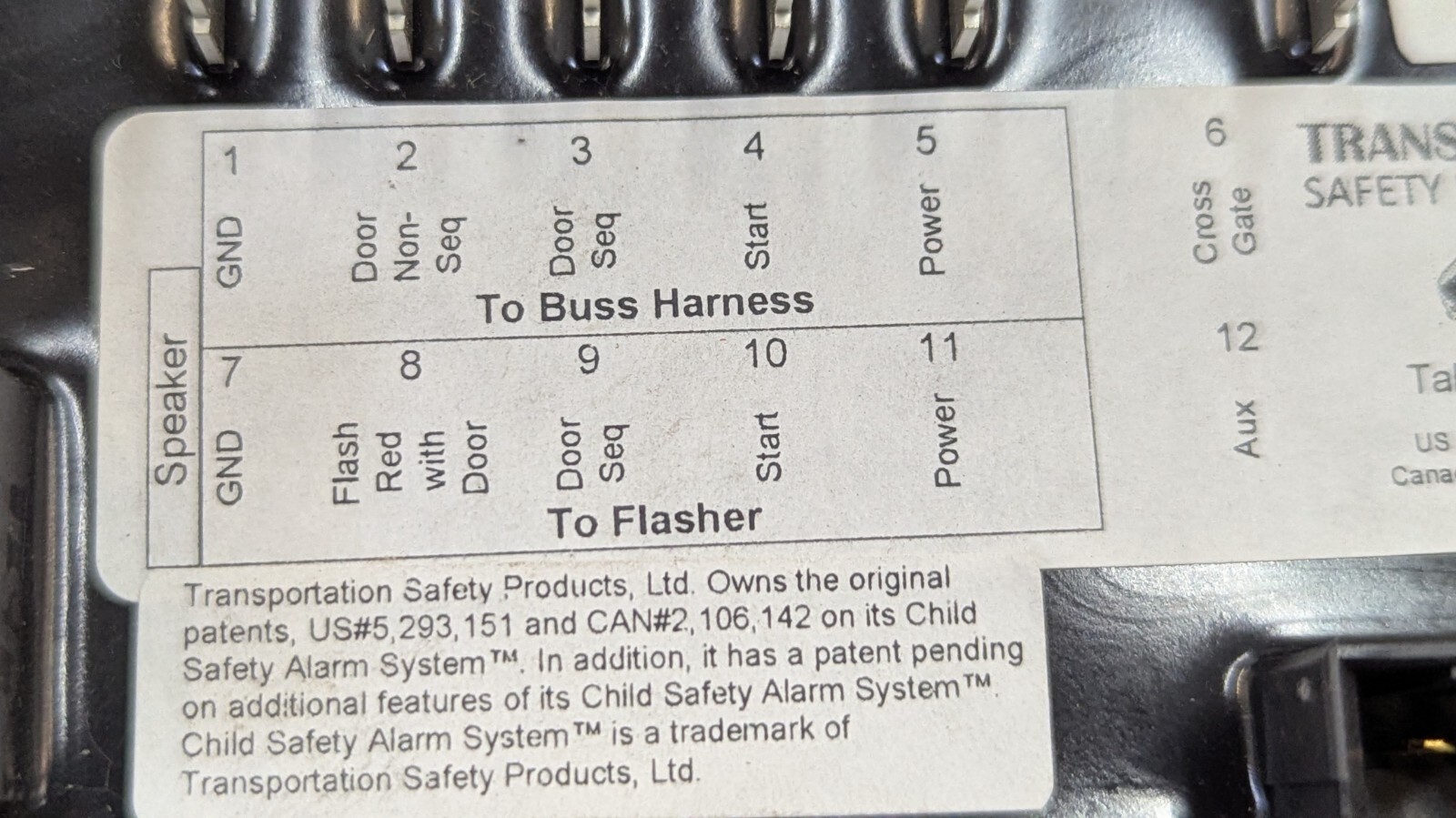 2212868C1 International Bus Child Safety Alarm Control Transportation Safety Pro