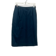 Pendleton 10 Blue Vintage Gentry 100 Virgin NEW with Tags Wool Lined Skirt USA