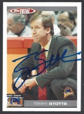 2004-05 Topps Total basketball #378 Terry Stotts IP autograph signed card