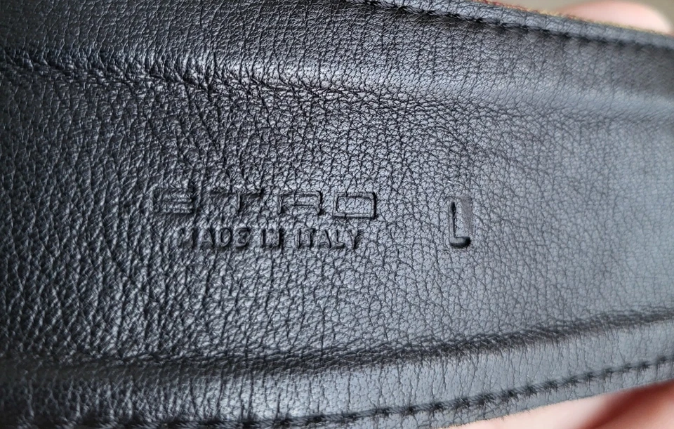 ETRO женщин красный черный гобелен пояс с цепочками бисер кисточки размер L РЕДКАЯ - Изображение 4 из 4