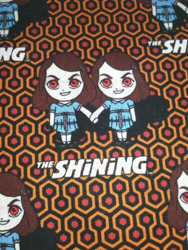 The Shining GRADY TWINS Carpet Print 100% Cotton Fabric~2 1/3 Yds~44" Wide~NEW
