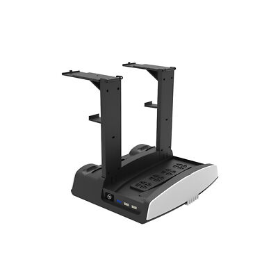 Für DE/UHD Game Controller Ladestation Ladeständer mit Lüfter Disc Storage