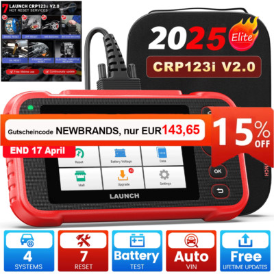 2025Launch CRP123i V2.0 Profi KFZ Diagnosegerät OBD2 Scanner Fehler Auslesegerät