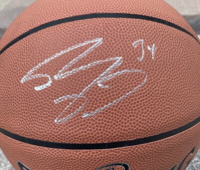 Shaquille O'Neal Signed Spalding Replica NBA Basketball With Proof